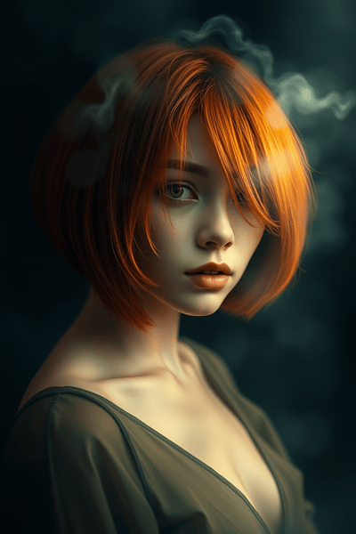 Ginger Red Bob