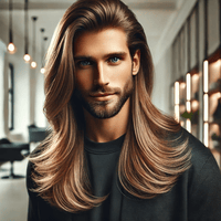 Long Hair with Shave Sides