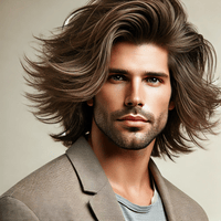 Voluminous Layered Hair Matching_recoghair