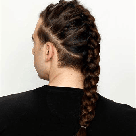 Dragon Braid Hairstyle for Men