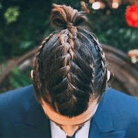 Men's Braids for a Wedding