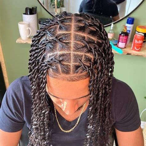 Twisted Braid Texture